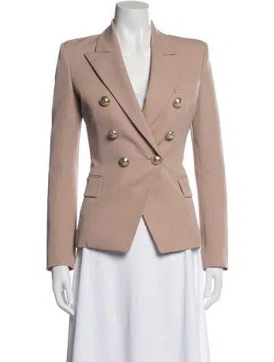 Pre-owned Balmain Virgin Wool Blazer In Neutral