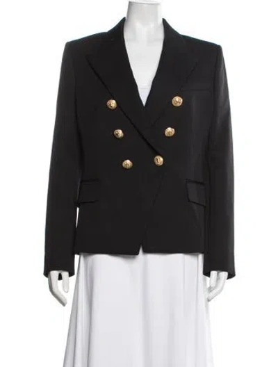 Pre-owned Balmain Virgin Wool Blazer W/ Tags In Black