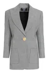 Shop Balmain Virgin Wool Jacket