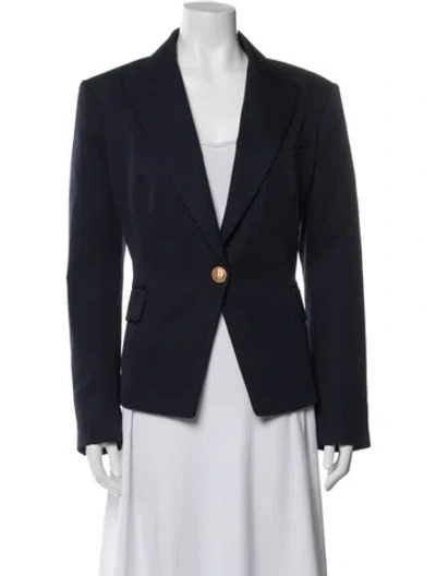 Pre-owned Balmain Virgin Wool Set In Blue