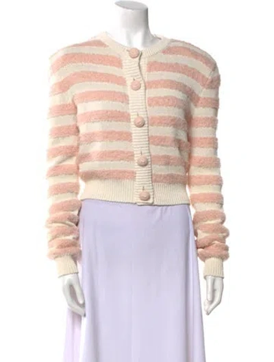 Pre-owned Balmain Virgin Wool Striped Sweater W/ Tags In Multi