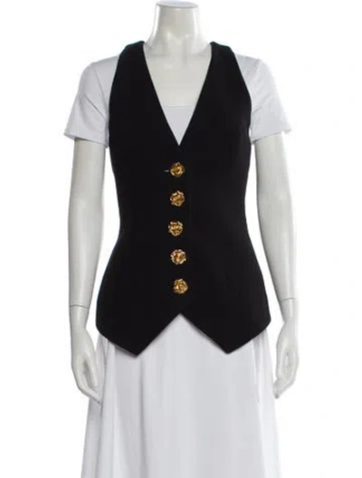 Pre-owned Balmain Virgin Wool Vest W/ Tags In White