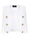 Balmain Viscose Blazer With Padded Shoulders