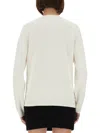 Balmain Monogram Button-embellished Sweater In Neutral