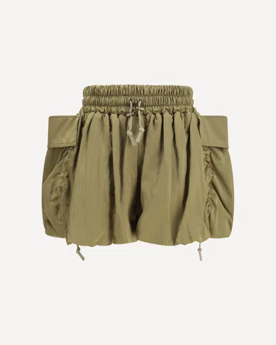 Balmain Viscose Serge Shorts In Brown