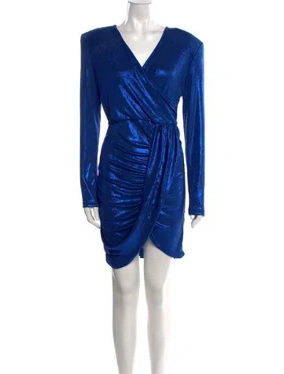 Pre-owned Balmain V-neck Mini Dress