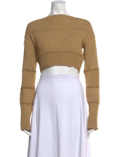 Pre-owned Balmain V-neck Sweater In Neutrals