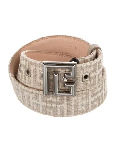 Pre-owned Balmain Waist Belt W/ Tags In Neutrals