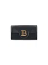 Balmain Shoulder Wallet In Black