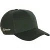 Balmain Washed Cotton Cap In Green