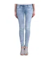Balmain Washed Jeans In Blue