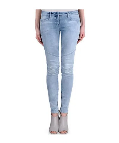 Balmain Washed Jeans In Blue