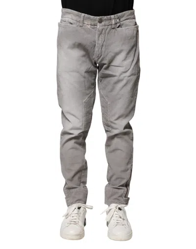 Balmain Light Gray Washed Skinny Fit Men Denim Jeans