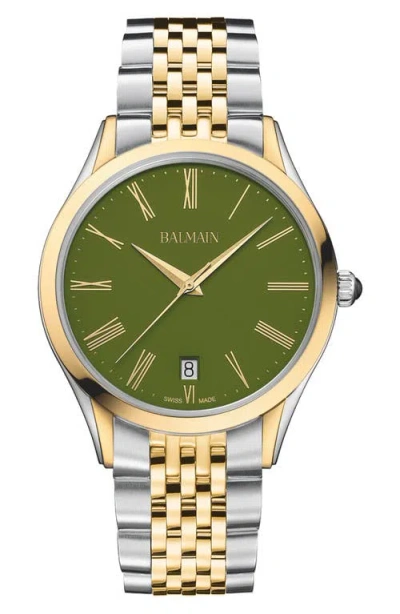 Balmain Watches Classic R Bracelet Watch, 41mm In Green