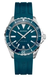 Balmain Watches Ophrys Rubber Strap Watch, 42.5mm In Stainless Steel