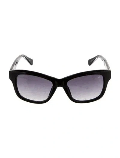 Pre-owned Balmain Wayfarer Gradient Sunglasses In Black