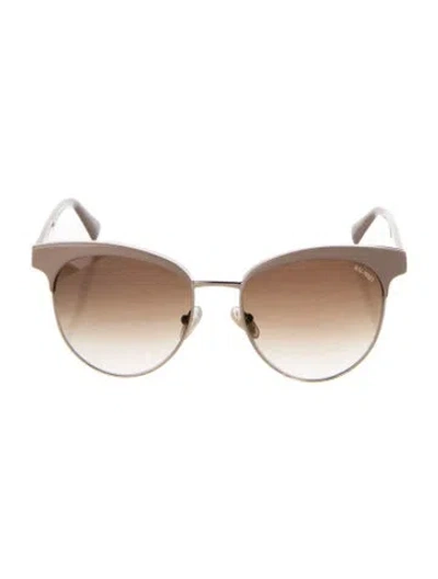 Pre-owned Balmain Wayfarer Gradient Sunglasses In Brown