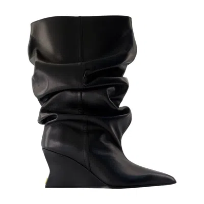 BALMAIN BALMAIN WEDGE ANKLE BOOTS