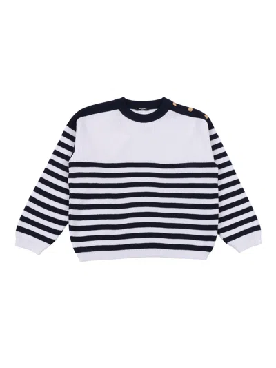 Balmain Knit Jumper In Multi