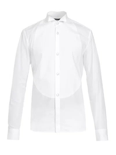 Balmain Cotton Shirt In White