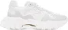 Balmain White B-east Sneakers In 0fb Blanc Optique