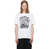 Balmain Short Sleeve Crew Neck Graphic Shirt In Multi