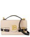 Balmain White Calfskin B-buzz 24 Crossbody, Never Carried (authentic Pre-  Loved) In Multi