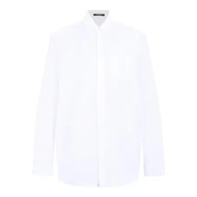 Balmain White Cotton Shirt