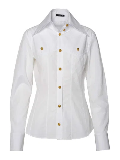 Balmain Camisa - Blanco In White