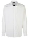 Balmain Cotton Shirt Button Cuffs In White