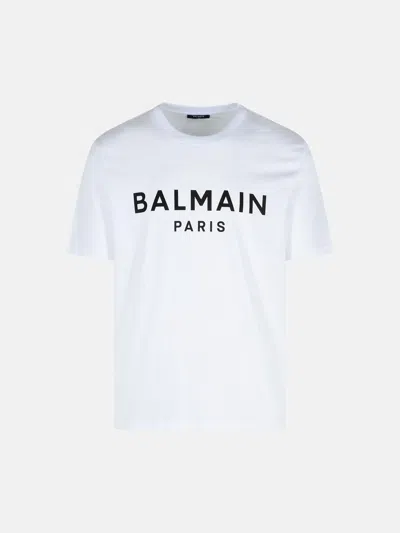 Balmain White Cotton T-shirt