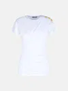 Balmain White Cotton T-shirt In White