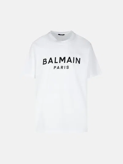 Balmain White Cotton T-shirt