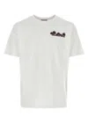 Balmain Club T-shirt In Blancmultico