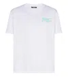 Balmain White Cotton T-shirt In White