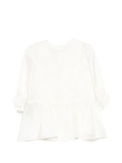 Balmain Babies' White Dress (set Of Two)