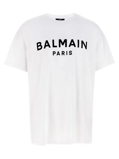 BALMAIN WHITE LOGO T-SHIRT
