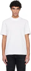 Balmain Cotton-blend Monogram T-shirt In White