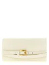 Balmain White Shuffle Clutch In White