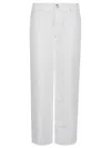 Balmain White Straight White Jeans In White