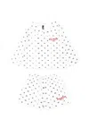 Balmain White Suit For Baby Girl With Logo In White