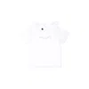 Balmain White T-shirt For Baby Girl With Logo In White