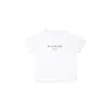 Balmain White T-shirt For Baby Girl With Logo In White