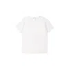 Balmain White T-shirt For Baby Girl With Logo In White