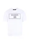 Balmain White T-shirt For Kids With Logo In White