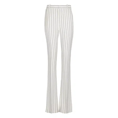 Balmain White Trousers - Flared Trousers Women