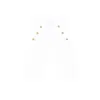 Balmain Baby Girls Logo Button Trousers In White