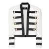 Balmain White Viscose Suits & Blazer In White
