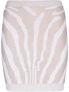 Balmain Synthetic Fibers Skirt In White