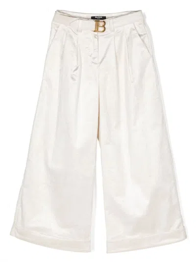 BALMAIN WIDE-LEG CORDUROY TROUSERS